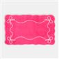OHS Bows Bath Mat Soft Velvet Quick Dry Non-Slip Bathroom Shower Rug