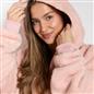 OHS Teddy Fleece Sherpa Lined Hooded Blanket Soft Oversized Adults Throw