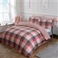 Dreamscene Check Teddy Fleece Duvet Cover with Pillowcase Thermal Bedding Set UK