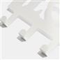 Over Door 5 Hook Clothes Coat Hanger Love Organiser Space Saving Home Decor Rail