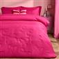 OHS Bows Pinsonic Bedding Set Microfibre Duvet Cover with Pillowcase
