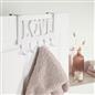 Over Door 5 Hook Clothes Coat Hanger Love Organiser Space Saving Home Decor Rail