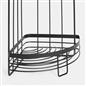 OHS 3 Tier Shower Caddy Bathroom Organiser Plastic Freestanding Corner Shelf