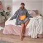 OHS Electric Heated Oversized Hoodie Blanket with Sleeves Wearable Sherpa Giant