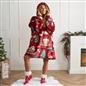Xmas Hoodie Blanket Throw Sherpa Fleece Warm Plush Jumper Sweatshirt Super Soft
