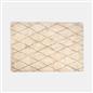 OHS Diamond Check Rug Non Slip Fluffy Soft Luxury Floor Carpet Hallway Runner