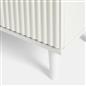 OHS Under Sink Bathroom Cabinet Ribbed Engineered Wood Storage Organiser