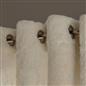 Teddy Fleece Eyelet Curtains Thermal Pair Ready Made Soft Thick Fabric Ring Top