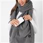 Teddy Fleece Scarf Heated Long Pockets Warm Wrap Shawl Scarves USB Power Bank