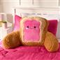 OHS Character Cuddle Cushion Soft Fleece Reading Pillow with Arms Bed Chair