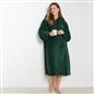 OHS Extra Long Hoodie Blanket Oversized Soft Sherpa Fleece Giant Sweatshirt