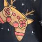 OHS Xmas Blanket Hoodie Kids Christmas Print Sherpa Oversized Hooded Throw