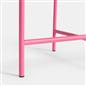 OHS Scallop Edge Side Table Coffee Tables with Metal Frame