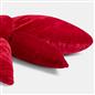 OHS Bow Shaped Cushion Velvet Decorative Filled Scatter Pillow Gift