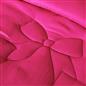 OHS Quilted Bows 7.5 Tog Coverless Duvet with Pillowcase Winter Warm Bedding Set
