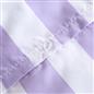 Frill Duvet Cover Bedding Set Pillowcase Stripe Quilt Luxury Double King Size