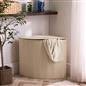 OHS Corner Laundry Basket Folding Hamper Bag Clothes Bin Storage with Lid