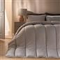 OHS Coverless Duvet & Pillowcase 10.5 Tog Bedding Set Easy Care Reversible