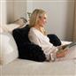 OHS Reading Cuddle Cushion Fleece Heatable Pillow Arms Chair Back Support