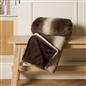 Stripe Throw Over Blanket Faux Fur Fleece Super Soft Plush Sofa Warm Bedspread
