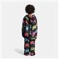 OHS Kids All In One Pyjama Glow in the Dark Gaming Print Sherpa Lined Loungewear