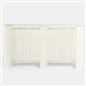 OHS Ribbed Radiator Cover Slatted Engineered Wood Side Board S M L Cabinet Shelf