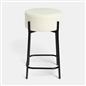 OHS Boucle Bar Stool Kitchen Chair Breakfast Pub Seat Home Decor