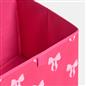 OHS Bows Storage Box Cube Folding Multipack Space Saving Shoe Toy Organiser