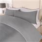 OHS Piped Edge Duvet Cover Set Soft Quilt Pillowcase Bedding Double King Size