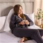 OHS Fluffy V-Shaped Pillow Filled Cushion Body Neck Support Orthopaedic