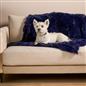 OHS Pet Fleece Throw Fluffy Calming Foldable Travel Dog Puppy Cat Blanket