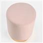 Matte Velvet Footstool Pouffe Modern Vanity Home Bedroom Seat Cushion Rest Chair