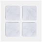 OHS Marble Effect Placemat Coaster 4 Set Luxury Table Mats Home Decor