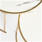OHS Manhattan Nesting Table Stacking Coffee Side Wooden Effect Tables Set of 2/3