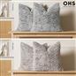 Cushion Covers Faux Fur Fleece Pack of 2/4 Filled Case Pad Two Tone Home Decor