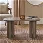 OHS Madison Coffee Table Ribbed Engineered Wood Side End Desk Home Decor
