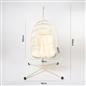 OHS Hanging Egg Chair Outdoor Garden Furniture Patio Seat Hammock Pod Seat Swing