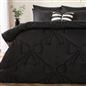 OHS Bow Lattice Coverless 7.5 TOG Duvet Bedding Set with Pillowcase
