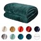 OHS Large Flannel Fleece Bed Blanket Warm Throw Over Ultra Soft Bed Sofa