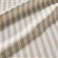 OHS Stripe Frill Voile Net Curtains 2 Window Panels Sheer Rod Slot Top Pair Set