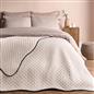 OHS Piped Scallop Throw Quilted Blanket Winter Soft Warm Bedspread