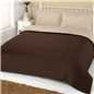 Brentfords Plain Navy Duvet Cover with Pillowcase Reversible Blue Bedding Set