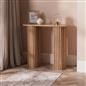 OHS Madison Console Table Ribbed Engineered Wood Entryway Display Unit Decor