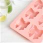OHS Bow Shape Ice Cube Tray Silicone Ice Maker Mould Easy Release BPA Free
