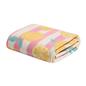 OHS Lemon Stripes Throw Soft Blanket Polar Fleece Lightweight Bedspread