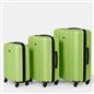 OHS Hard Shell Suitcase Luggage Set Travel ABS 4 Wheels Trolley Cabin Carry-On