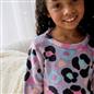 OHS Print Pyjama Set Pull Over Soft Fleece Kids Winter Loungewear Nightwear