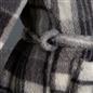 OHS Teddy Dressing Gown Tartan Check Soft Unisex Hooded Xmas Loungewear Robe