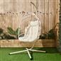 OHS Hanging Egg Chair Outdoor Garden Furniture Patio Seat Hammock Pod Seat Swing