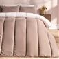 OHS Coverless Duvet & Pillowcase 10.5 Tog Bedding Set Easy Care Reversible